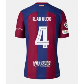 Barcelona Ronald Araujo #4 Domaci Dres za Ženska 2023-24 Kratak Rukavima